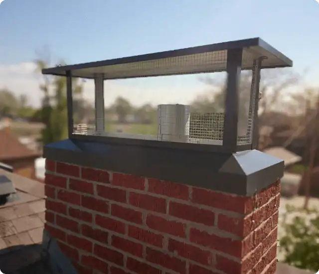 Chimney-Rain-cap-installation